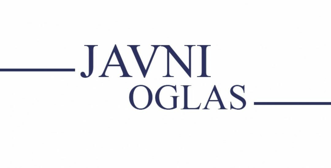 JAVNI OGLAS ZA PRIJEM U RADNI ODNOS - DAKTILOGRAF (3 IZVRŠIOCA)