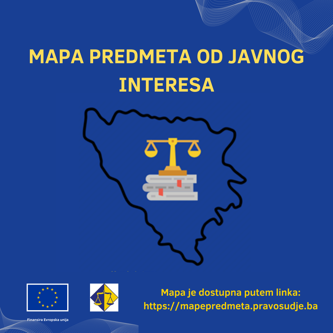 VSTV BiH: Mapa predmeta od javnog interesa dostupna javnosti